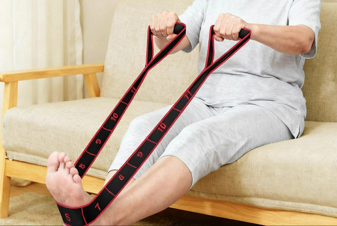 Bande de résistance de fitness yoga bande élastique numérique bande de résistance d'entraînement de danse bande d'étirement de musculation