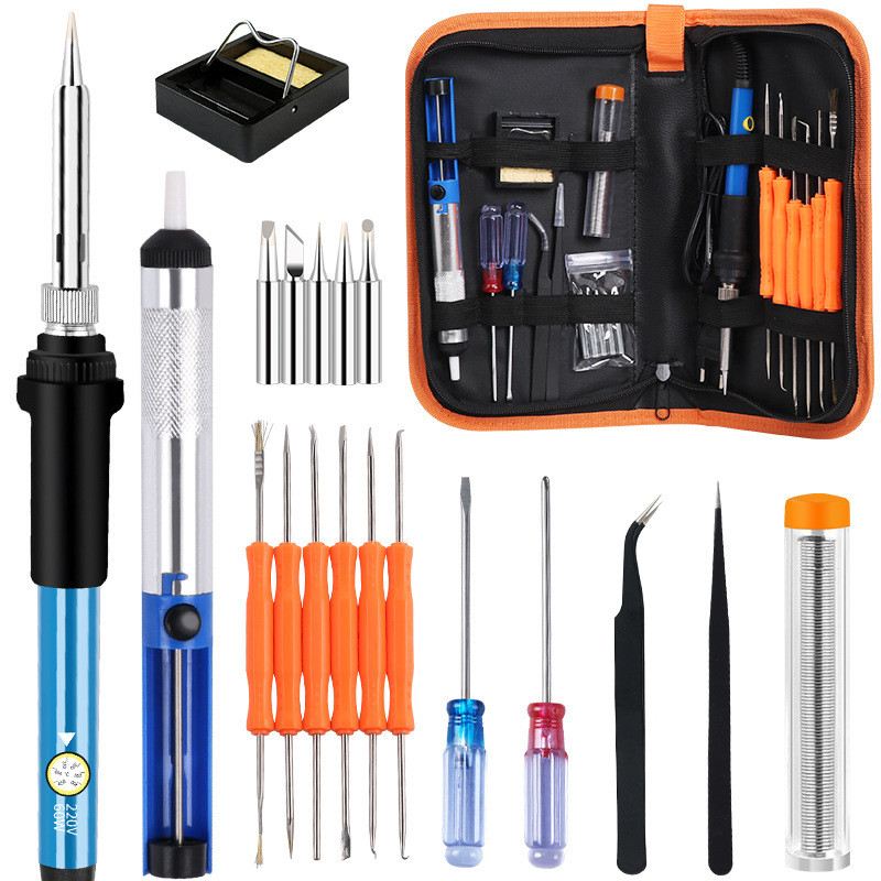 Kit de fer a souder électronique avec température ajustable 60W