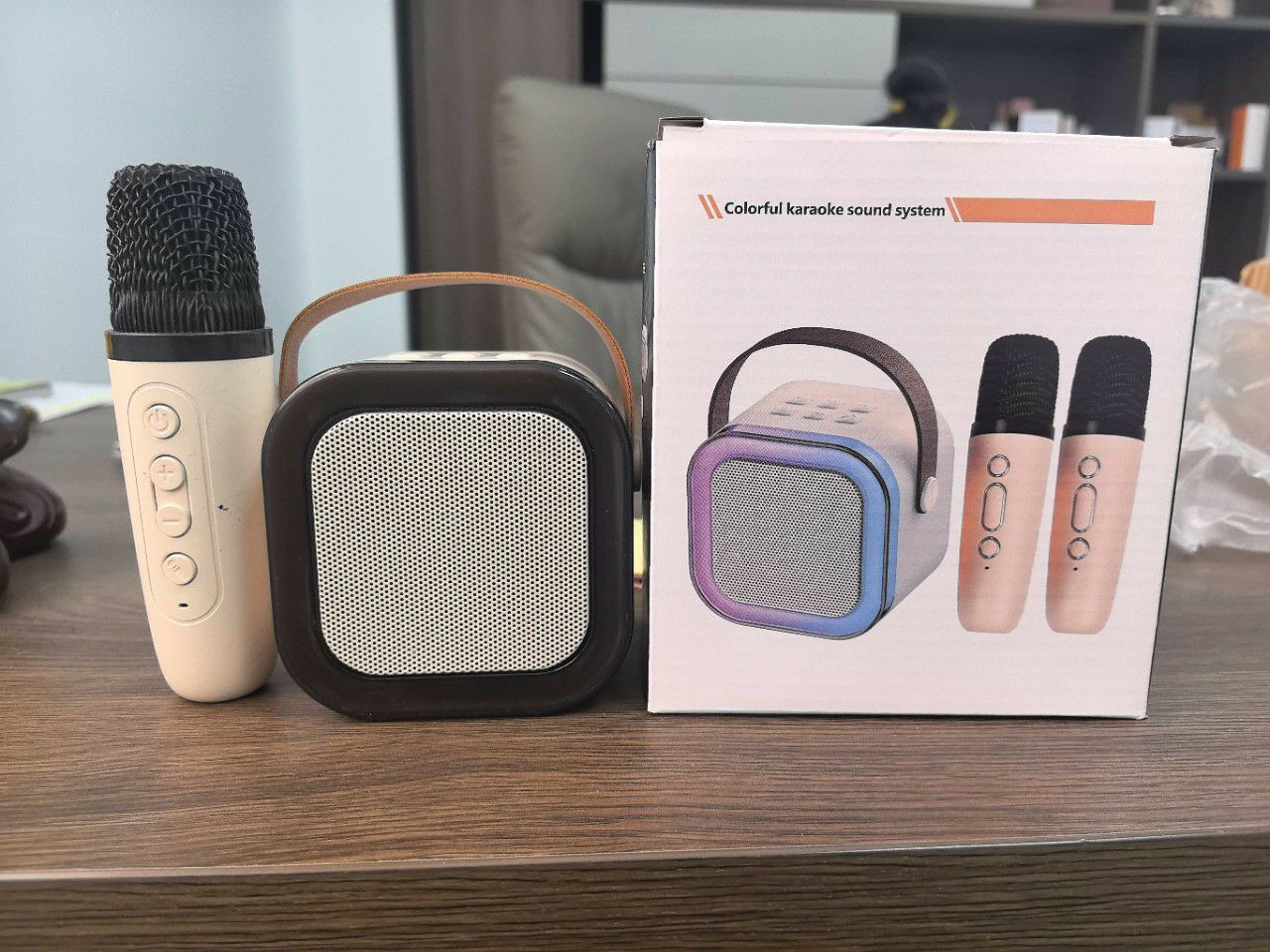 K12 Bluetooth haut-parleur Mini karaoké portable sans fil Bluetooth tout-en-un karaoké chant haut-parleur intelligent