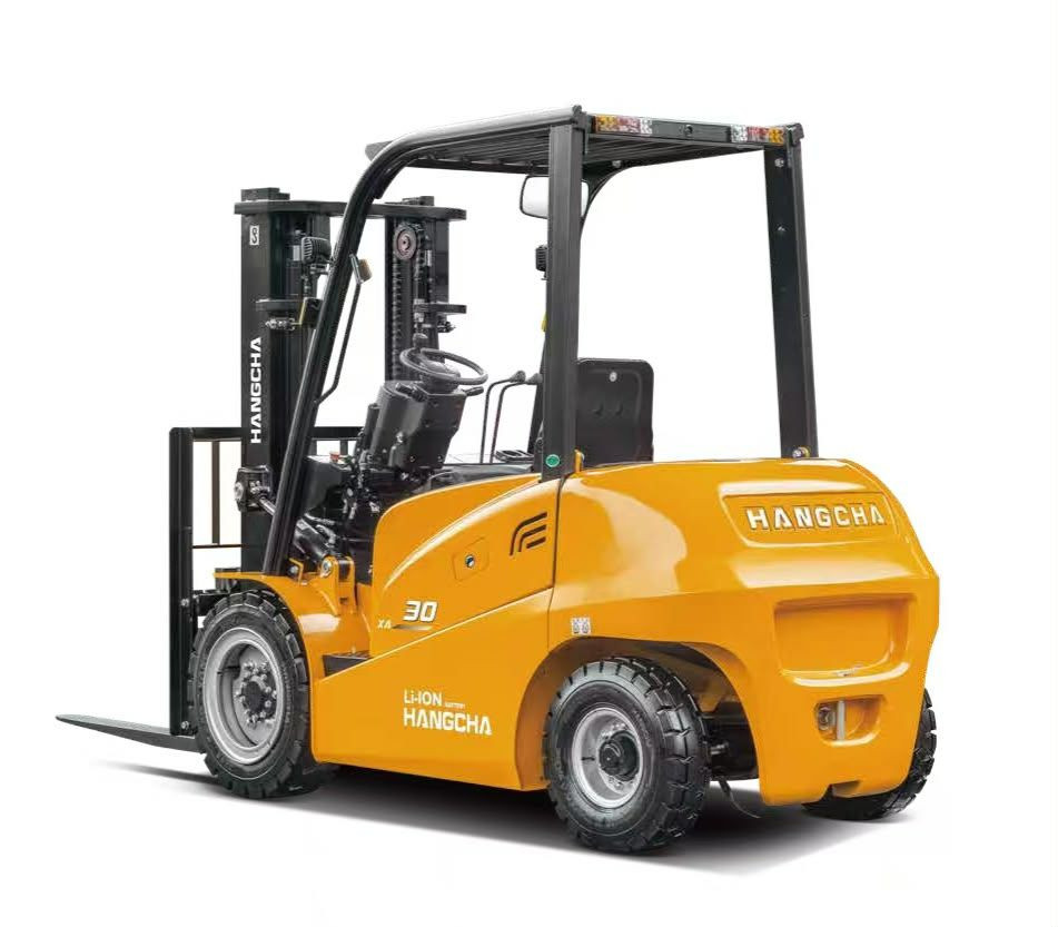Chariot élévateur de marque Hancha 7m de haut max - Modèle standard avec chargeur de batterie 3,5 tonnes