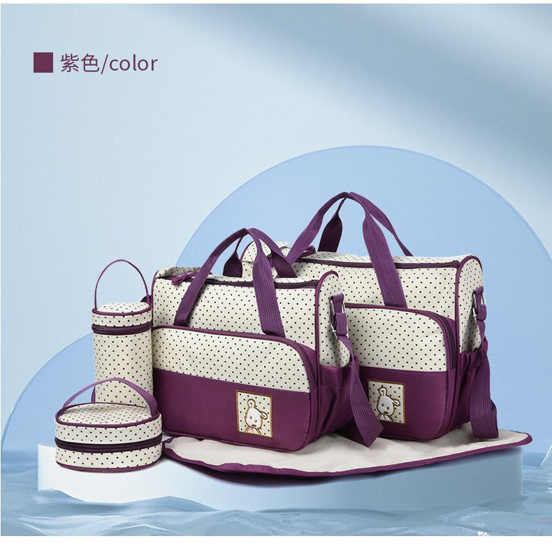 Parent-Child Travel Mommy Sac décontracté et à la mode Sac à bandoulière Home Multifonction Multifonction Big Capacity Hands Sac à main